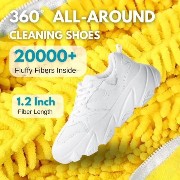 XXL Shoe Bag for Washing Machine - 2PCS Reusable shoe laundry bag for washer and dryer, 360° Premium Protective Shoe Washing Machine Bag for Sneakers, Slippers, Gym & All Type of Shoes (YELLOW) - Image 3