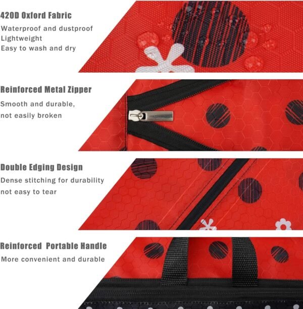 6 Set Compression Packing Cubes Compressed Storage Bags for Carry on Suitcases Packaging Luggage Bags Organizers for Travel - Image 5