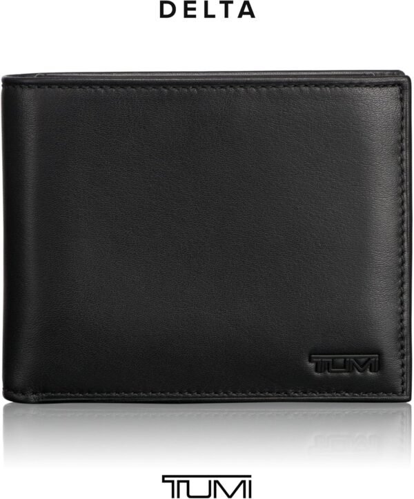 TUMI - Delta Global Removable Passcase Wallet - Leather Wallet - RFID Blocking - ID Window & Card Slots - 4" x 5" x 1" - Black - Image 6