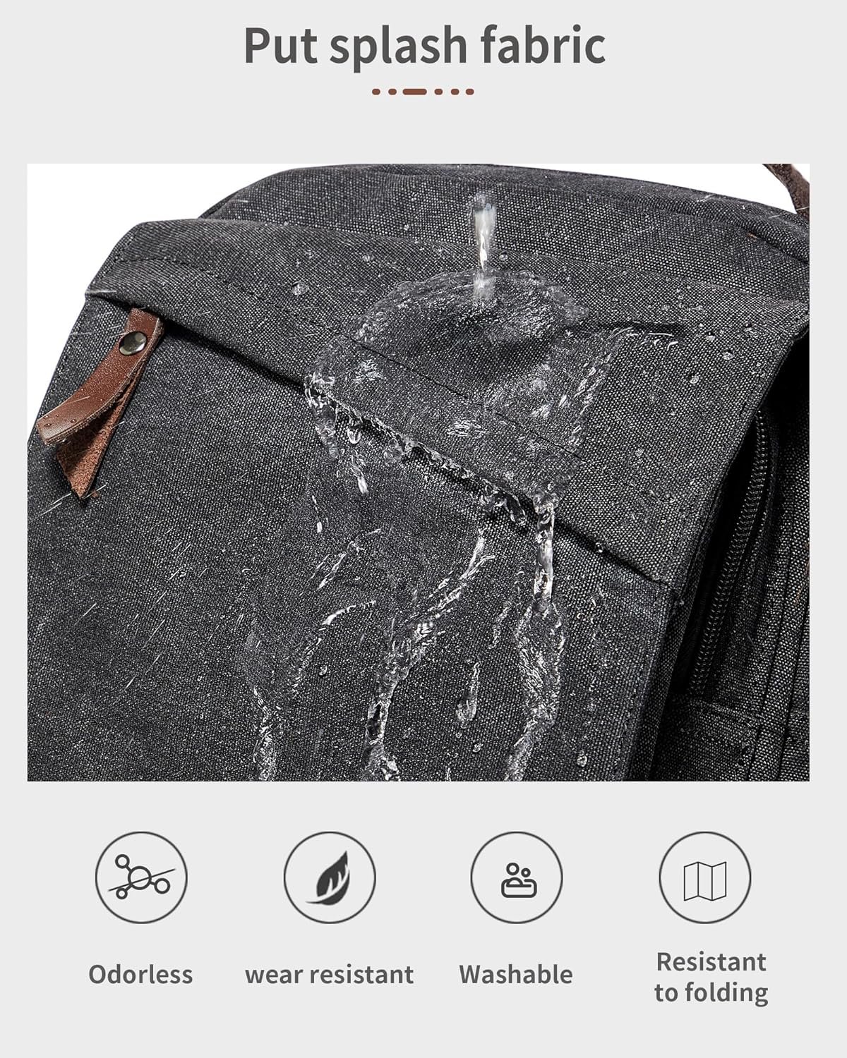 Messenger bag for Men,Small Sling Crossbody Backpack Shoulder Bag for Men Women,canvas Strap Backpack Sling Bag - Image 6