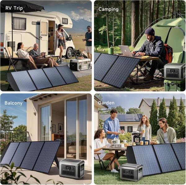 ALLPOWERS SP033 200W Solar Panel 36V 200 Watts Portable Solar Panel Kit Waterproof IP67 Foldable Solar Charger for Portable Power Station RV Marine Laptops Camping Off-Grid Emergency - Image 7