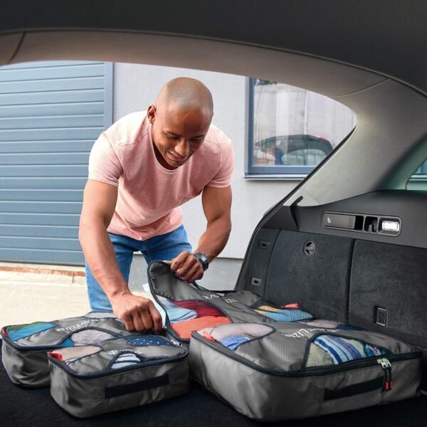 Travel Packing Cubes 5 pcs Luggage Organizer Set for Bag & Suitcase - Image 5