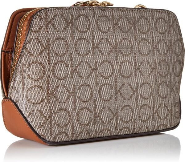 Calvin Klein Women's Lucy Triple Compartment Crossbody - Image 4