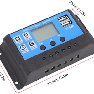 Solar Panel Kit, Portable Solar Charger with Controller Solar Power Station for Boat Car RV Camping Marine Automotive