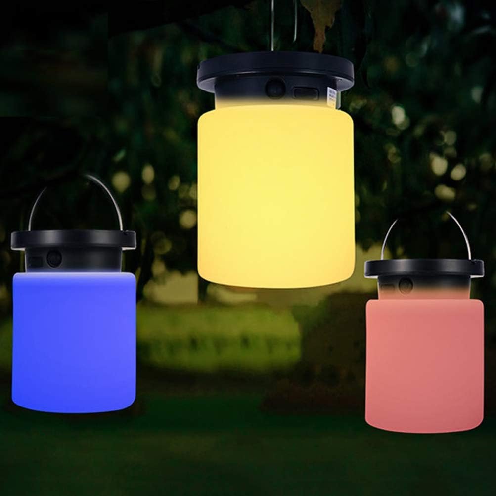 Uonlytech 1pc Portable Solar Lamp Outdoor Lantern for Camping Garden and Home Use Rechargeable Solar-Powered Light USB Charger for Indoor and Outdoor Activities - Image 2