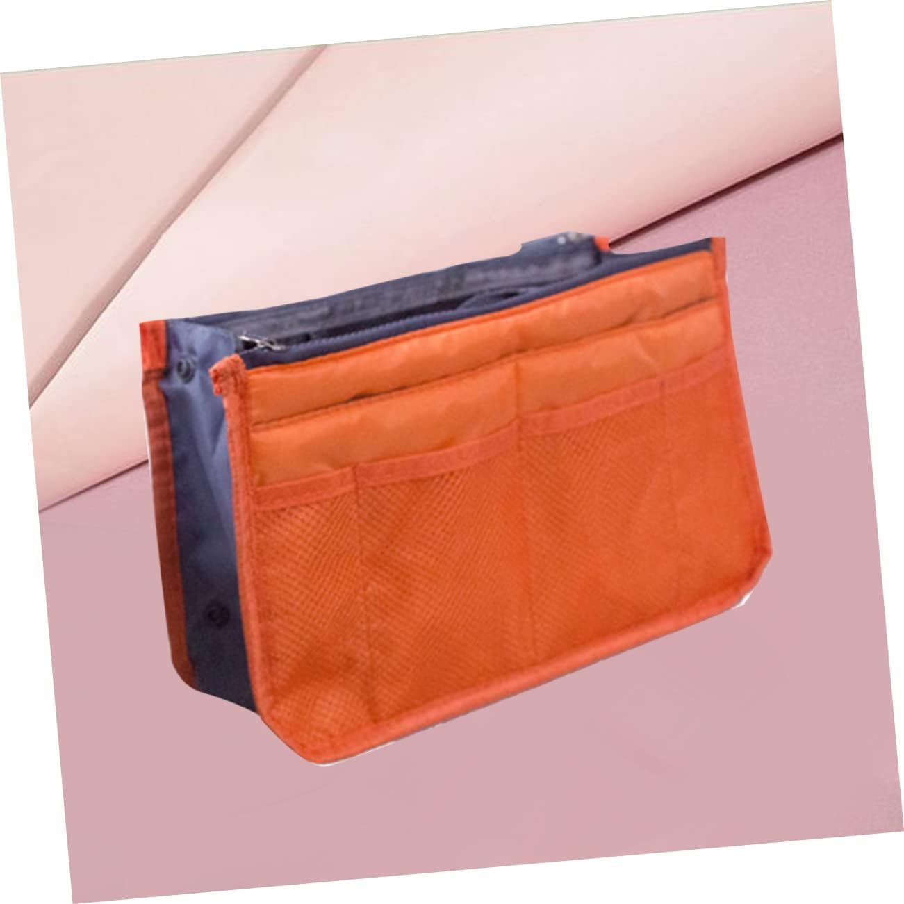 Didiseaon Double Zipper Travel Toiletry Bag Portable Wash Bag Pockets Organizing Holder for Cosmetics Keys Wallet for Home Travel Business - Image 2