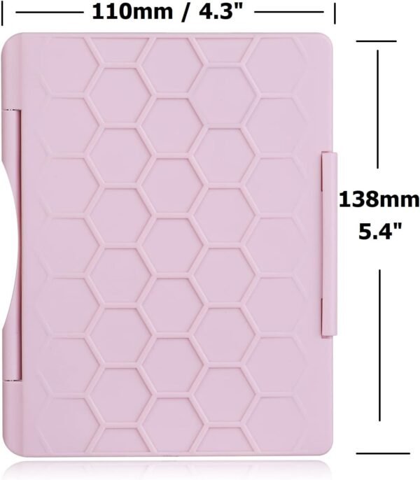 Water Resistant Passport Case, Thin and Strong Cover for Travel and Daily Protection for Women (Pink) - Image 2