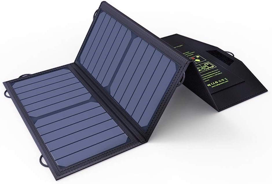 AIZYR Foldable 21W Solar Panel Charger, Lightweight Camping Gear Solar Powered Charger with 2 USB Port for Portable Power Station Generator and USB Devices - Image 8