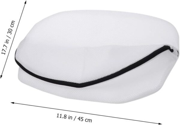 2pcs Large Mesh Washing Bags with Zipper for Shoes and Delicates Breathable Laundry Protectors for Underwear and Garments Portable Shoe Washer Bags - Image 7