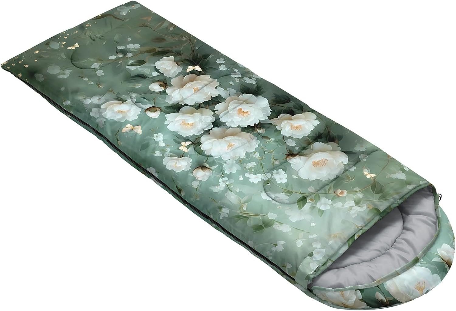 Kids Sleeping Bag for Boys Girls,3D Pink Stars Print-Lightweight Warm Portable Outdoor Indoor-Waterproof Cold Weather Resistant Sleeping Bag for Camping Hiking - Image 2