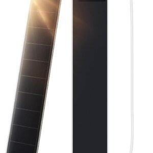 2PCS Solar Panels 3.4W 6V Charge for Motorized Blinds with USB-C Connector for Lithium Battery Operated Shades