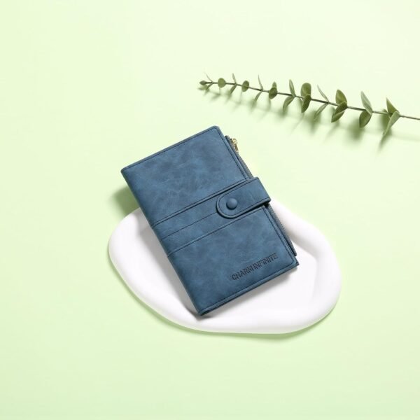 RFID Blocking Leather Passport Wallet Cover Case with Pen and Card Slots Travel Wallet for Women/Men Travel Must Haves Accessories - Image 7