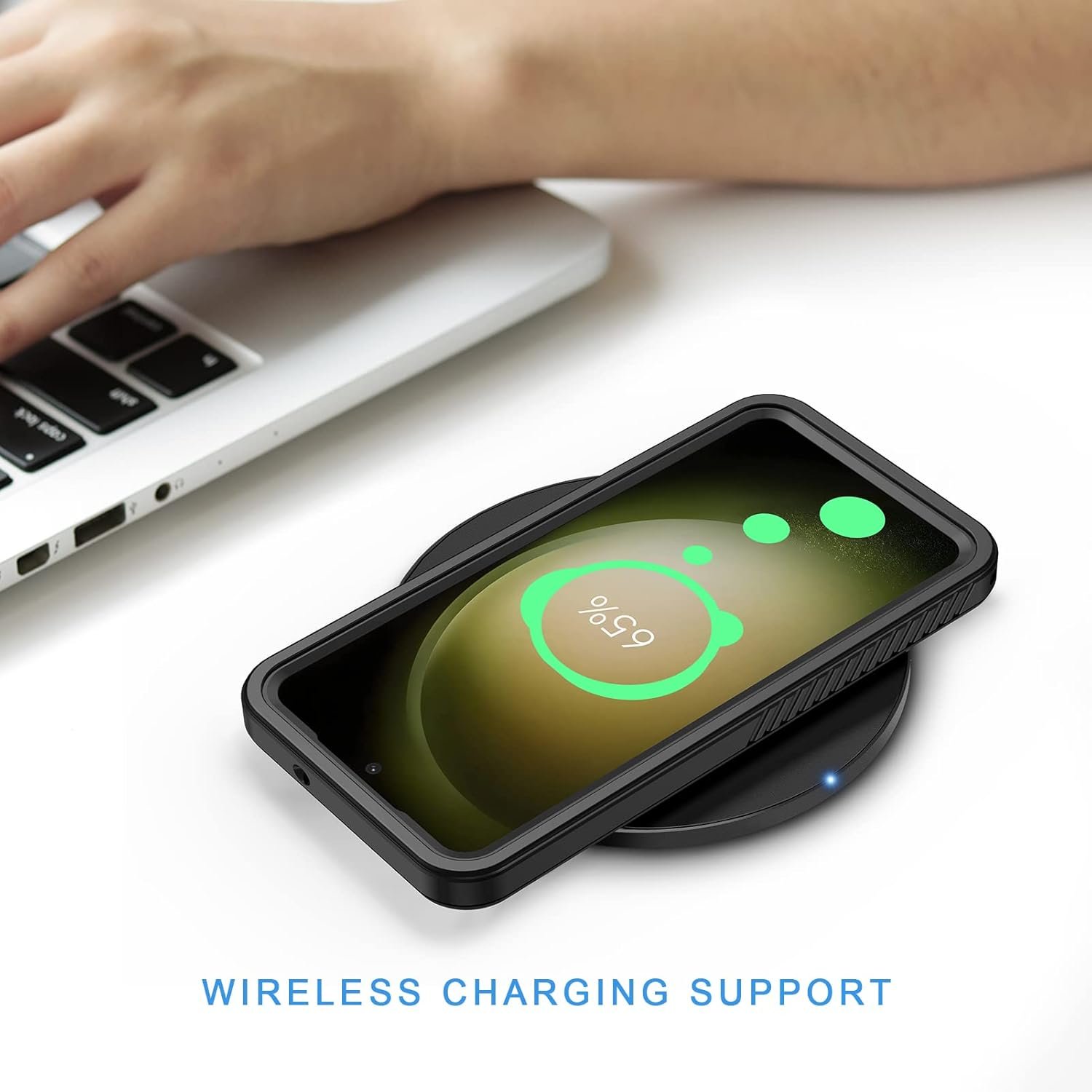 Lanhiem Magnetic for Samsung Galaxy S23 Phone Case, IP68 Waterproof Dustproof, Built-in Screen Protector, Rugged Full Body Shockproof Protective Cover for Galaxy S23 5G 6.1 Inch, Black - Image 7