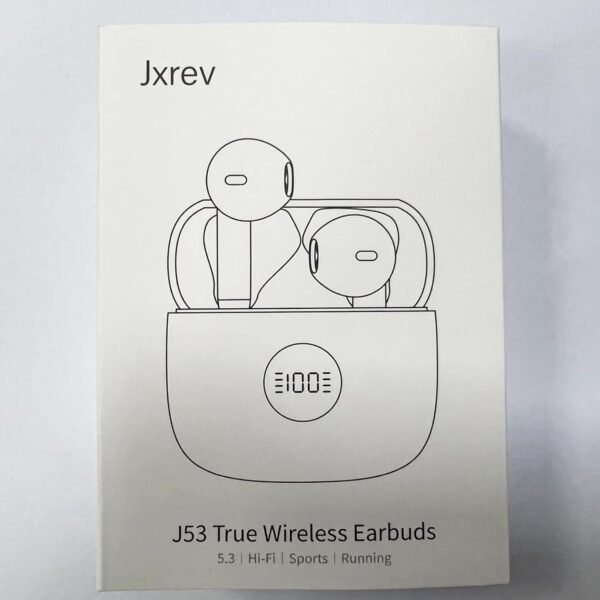 Wireless Earbuds, Bluetooth 5.4 Headphones LED Power Display Ear Buds Bass Stereo, Bluetooth Earbuds in-Ear Noise Cancelling Mic, 40H Playback Mini Case IP7 Waterproof Sports Earphones for Android iOS - Image 8