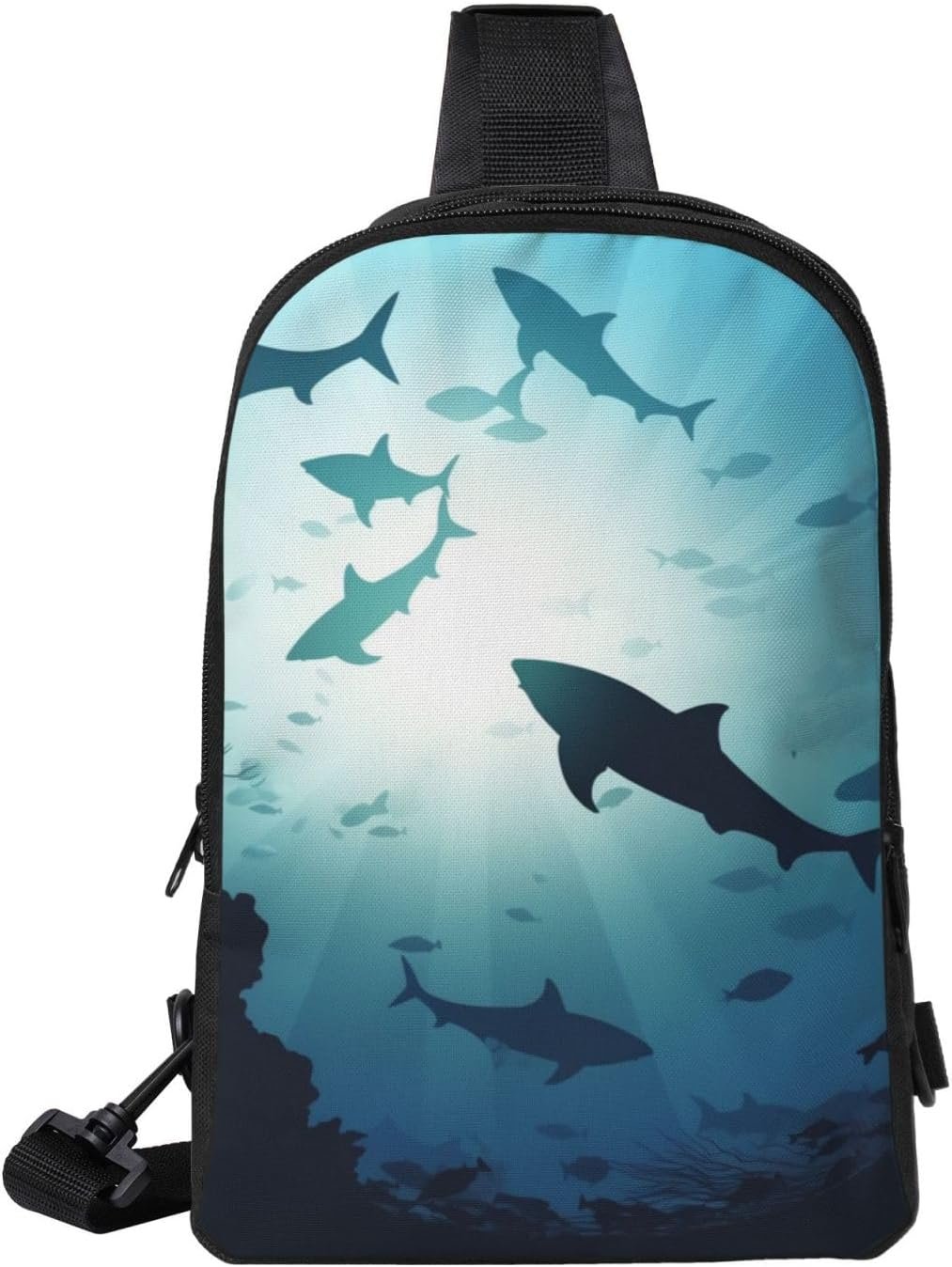 Sling Bag Crossbody Shoulder Bag Cross Chest Bag Painting of Flowers Sling Backpack Travel Hiking Daypack - Image 8