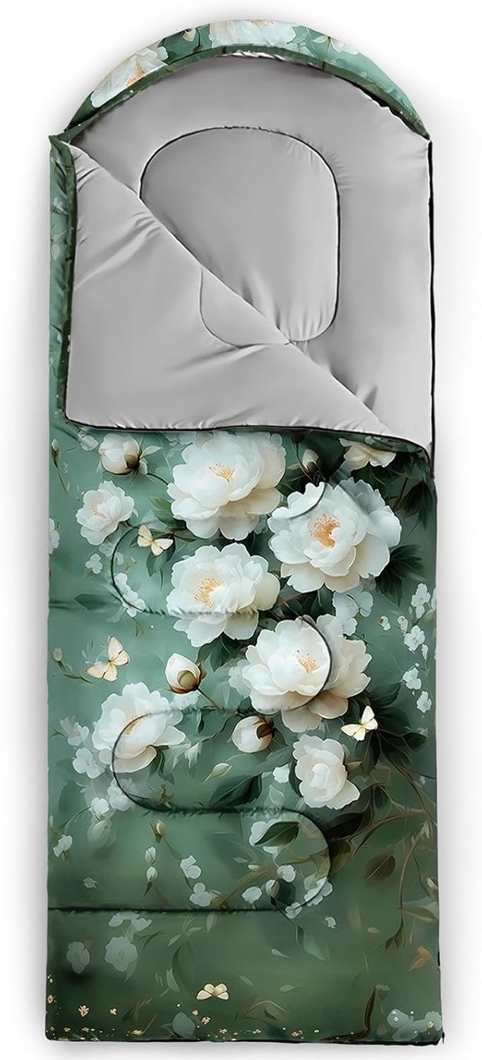 Kids Sleeping Bag for Boys Girls,3D Pink Stars Print-Lightweight Warm Portable Outdoor Indoor-Waterproof Cold Weather Resistant Sleeping Bag for Camping Hiking - Image 4