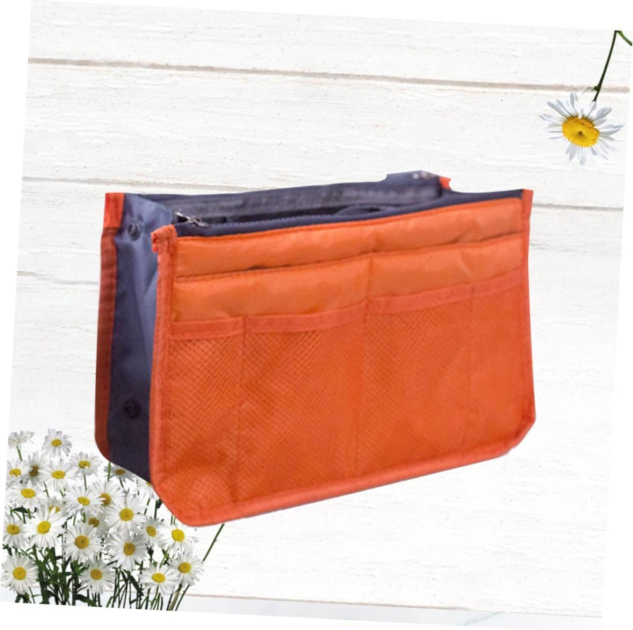 Didiseaon Double Zipper Travel Toiletry Bag Portable Wash Bag Pockets Organizing Holder for Cosmetics Keys Wallet for Home Travel Business - Image 8