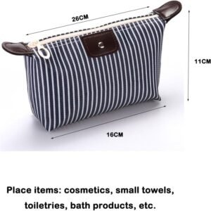 2 Pack Make Up Bag for Traveling,Preppy make up bag,Toiletry Bag,Nylon Cosmetic Bag,Light Pink Makeup Bag,Skin Care Bag，Tiny Makeup Bag