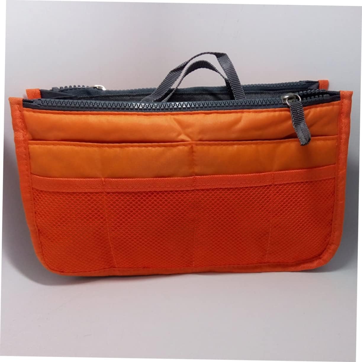 Didiseaon Double Zipper Travel Toiletry Bag Portable Wash Bag Pockets Organizing Holder for Cosmetics Keys Wallet for Home Travel Business - Image 9