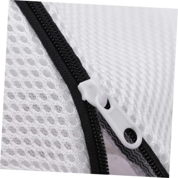 2pcs Large Mesh Washing Bags with Zipper for Shoes and Delicates Breathable Laundry Protectors for Underwear and Garments Portable Shoe Washer Bags - Image 2