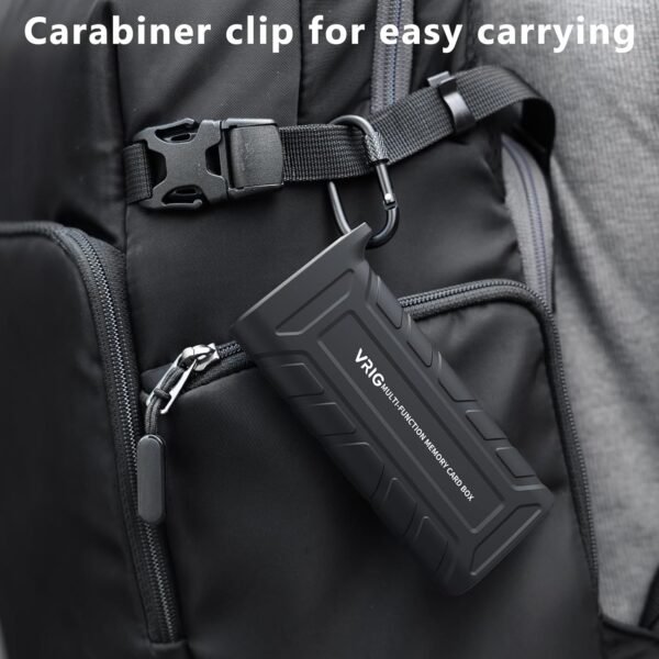 VRIG High-Speed SD Card Reader USB 3.1 Type-C SD/TF Card Carrying Case Holder for Cameras, Smartphones, Drones, Action Cameras - Image 3