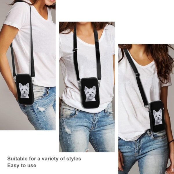 West Highland Terrier Dog Puppy Phone Bag Waterproof Crossbody Bags Purse Mini Smartphone Wallet Cellphone Handbag - Image 5