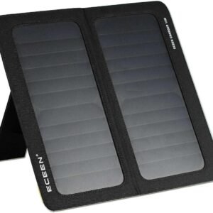 Solar Phone Charger for iPhone, ECEEN 13W Portable Solar Charger with Kickstand for iPhones, Smartphones, Tablets, GPS Units, Speakers, Gopro Cameras, and Other Devices Camping Gadgets Emergency Kit