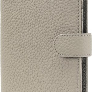 RFID Passport Holder Travel Wallet for Women, Leather Passport Cover Wallet with Card Holders SIM Slots,Zippered Coins Pocket and Cash Slot Slim Compact Travel Wallet (Eephant Grey)