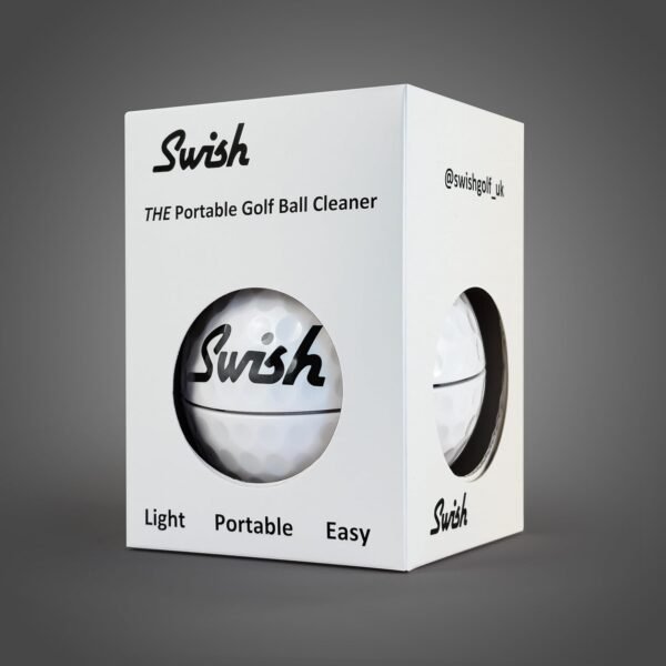 Swish Portable Golf Ball Cleaner – Clip-On Golf Accessory for Bag or Cart – Perfect Golf Gift - Image 8