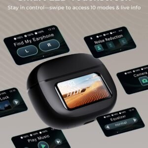 Wireless Earbuds, Ear Buds Active Noise Cancelling with Charging Case, 6.0 Bluetooth Earbuds with AI Clear Calls, 40H Playtime for Sports & Working, Stereo Sound Headphones for iPhone/Android/iPad