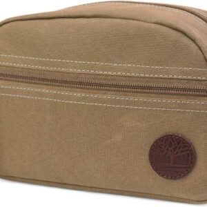 Timberland Men’s Toiletry Bag Canvas Travel Kit Organizer