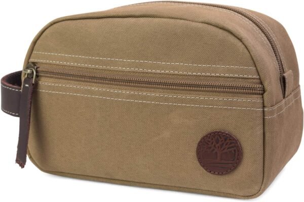 Timberland Men's Toiletry Bag Canvas Travel Kit Organizer