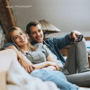 elago R5 Locator Case Compatible with 2022 Apple TV 4K Siri Remote 3rd Gen, 2021 2nd Gen and AirTag – Full Access to All Functions [Black]