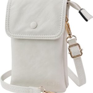 ORAD Small Crossbody Bags for Women Leather Cell Phone Bag Wallet Purses Adjustable Strap with Credit Card Slots