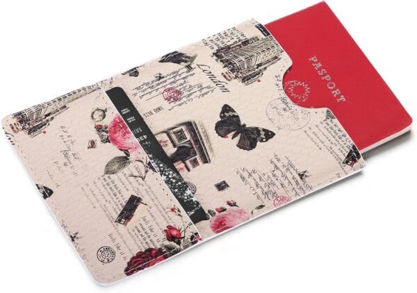 XEYOU Passport Holder Cover - Ultra Slim Premium Synthetic Leather Travel Wallet Case Cover