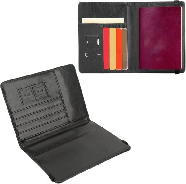 Britain Passport Cover Passport Holder Cover Leather Passport Holder UK Passport Cover for Passport, Business Cards, Credit Cards, Boarding Passes - Image 5