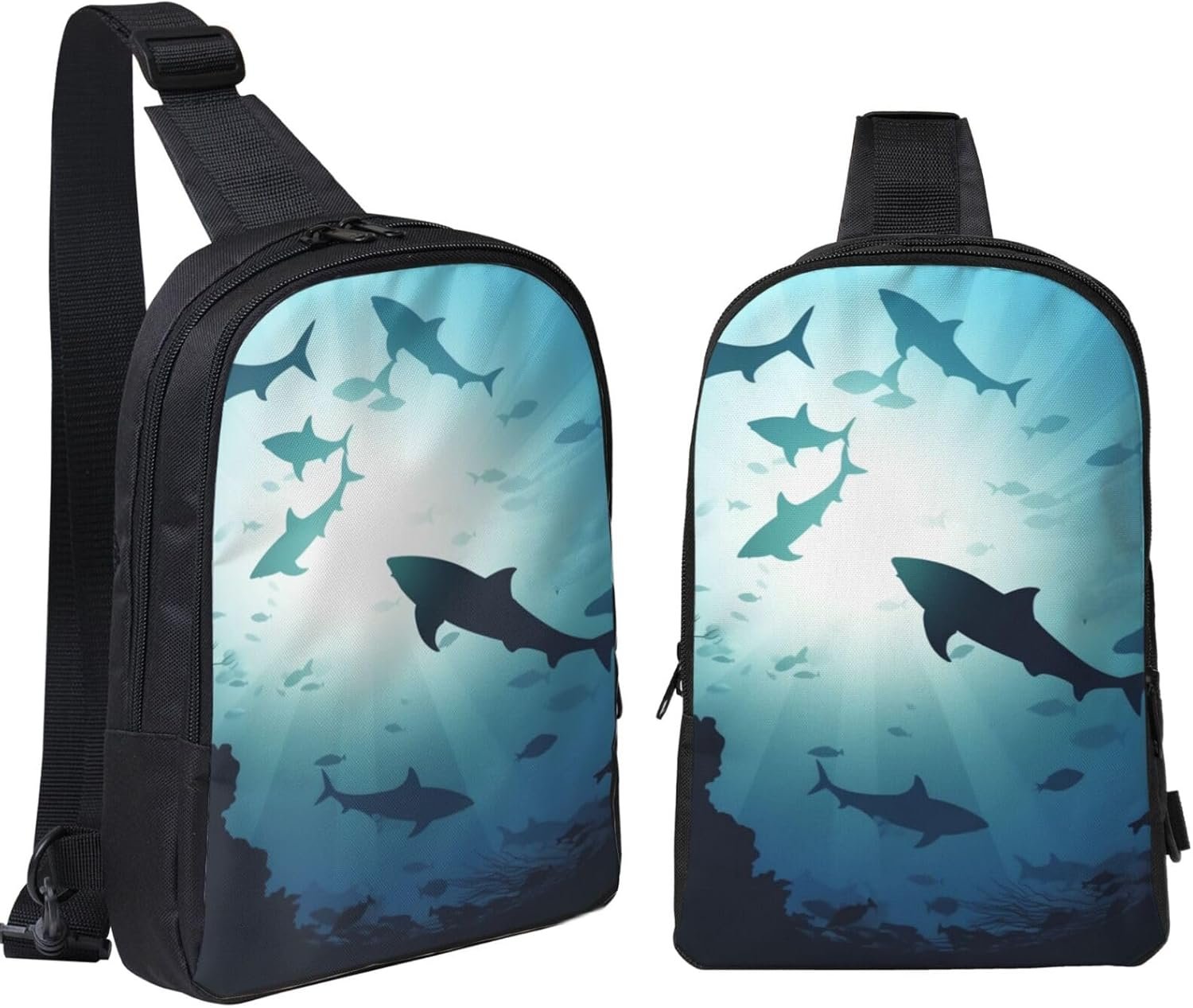 Sling Bag Crossbody Shoulder Bag Cross Chest Bag Painting of Flowers Sling Backpack Travel Hiking Daypack - Image 9