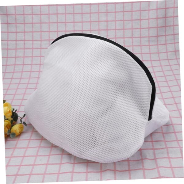 2pcs Large Mesh Washing Bags with Zipper for Shoes and Delicates Breathable Laundry Protectors for Underwear and Garments Portable Shoe Washer Bags - Image 5