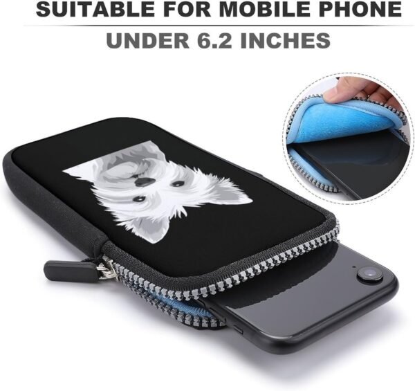 West Highland Terrier Dog Puppy Phone Bag Waterproof Crossbody Bags Purse Mini Smartphone Wallet Cellphone Handbag - Image 3