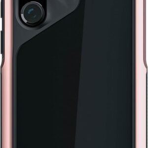 Ghostek ATOMIC Slim S22 Ultra Case – Pink, Clear Back, S-Pen Access, Military Grade Shockproof Protection for Galaxy S22Ultra 5G (6.8 Inch)