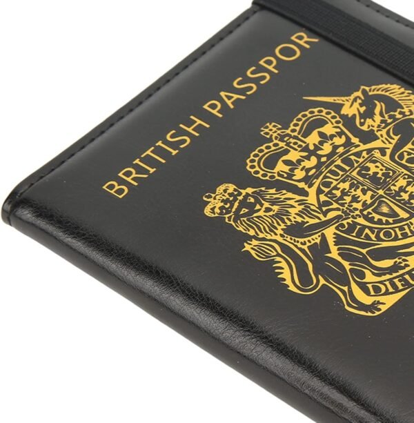 Britain Passport Cover Passport Holder Cover Leather Passport Holder UK Passport Cover for Passport, Business Cards, Credit Cards, Boarding Passes - Image 9