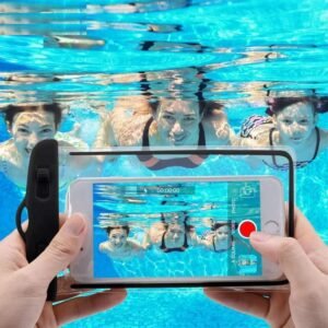 Waterproof Phone Pouch 4Pack, Underwater Phone Case Dry Bag Lanyard Universal IPX8 for iPhone 15 14 13 Pro Max Plus Samsung Galaxy S24 Ultra/S23+/S22/S21 Pixel Swimming Snorkeling