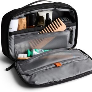 Bellroy Hanging Toiletry Kit (hanging 3 liter toiletry bag for men and women, and designed for travel) – Black