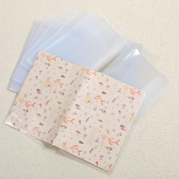 10 Pcs Transparent Plastic Passport Protector Case, Passport Sleeve Clear Vinyl Transparent Holder Organizer ID Card Travel Document Protector - Image 5