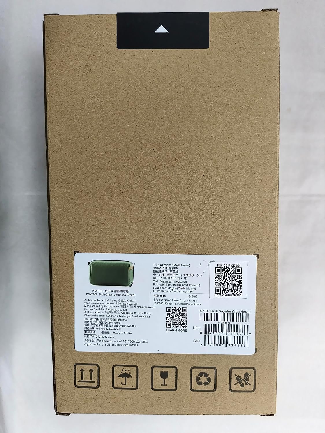 PGYTECH Travel Tech Organizer, Waterproof Tech Pouch, Electronics Accessories Organizer Travel Carrying Case, Organizer Bag for Cord, Phone Batteries, Charger,Photography SD Card, Green - Image 10