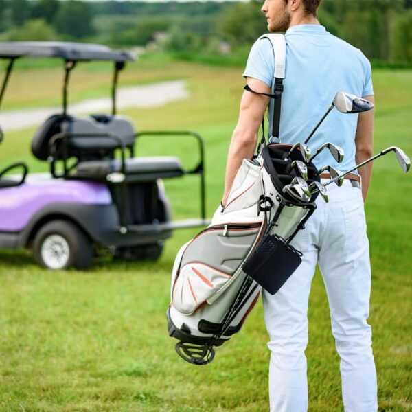 Golf Club Ball Cleaning Bag,Portable Waterproof Golf Club & Ball Cleaning Bag with Detachable Clip,Quick Dirt & Grass Removal, Compact Design for Golfers - Image 7