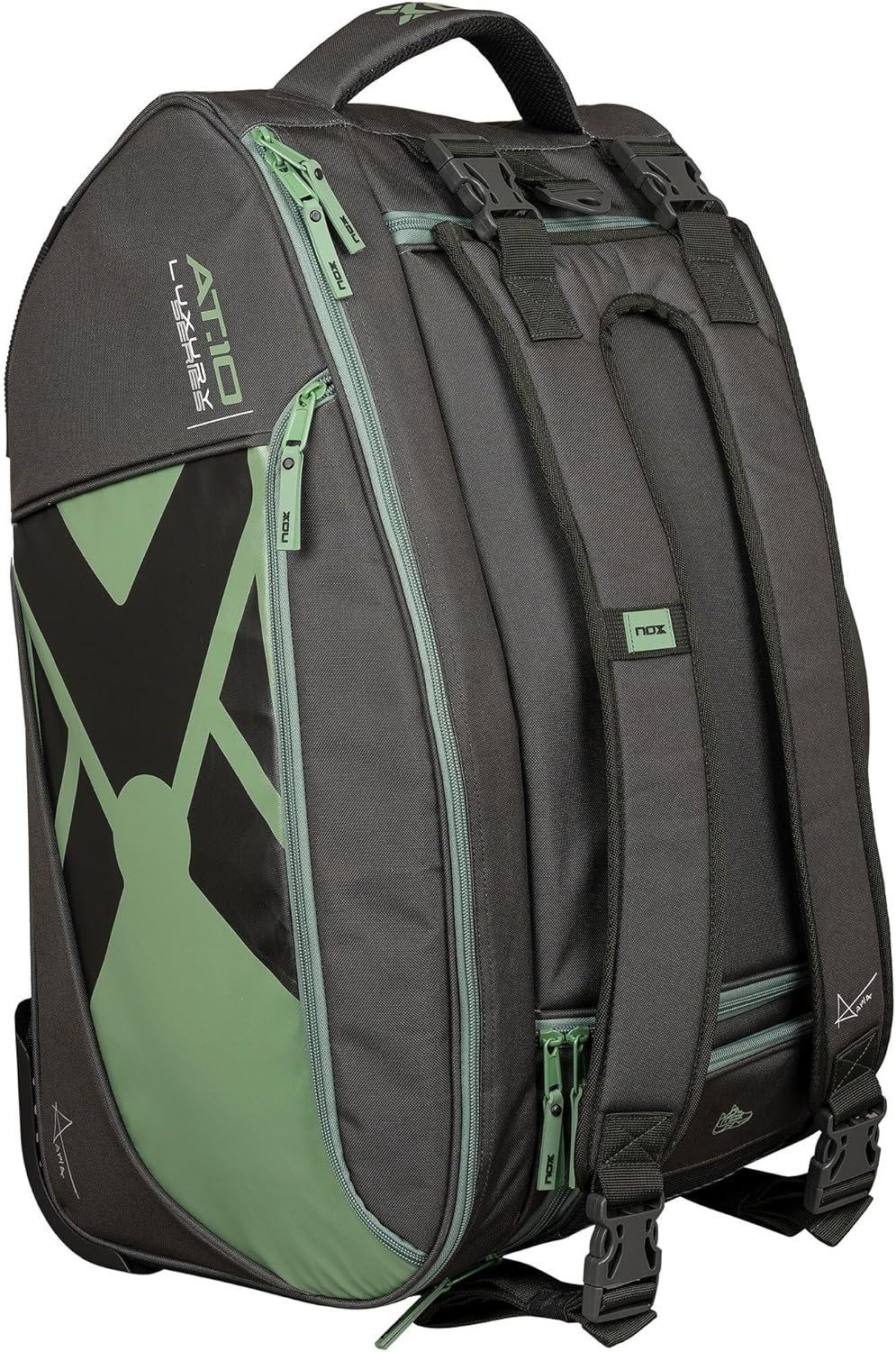 Padel Racket Bag AT10 Competition Trolley | High-Capacity Padel Bag for Men | NOX ThermoTech Thermal Compartment | Multi-Functional Backpack & Shoulder Bag | Holds Up to 3 Padel Rackets & Accessories - Image 2