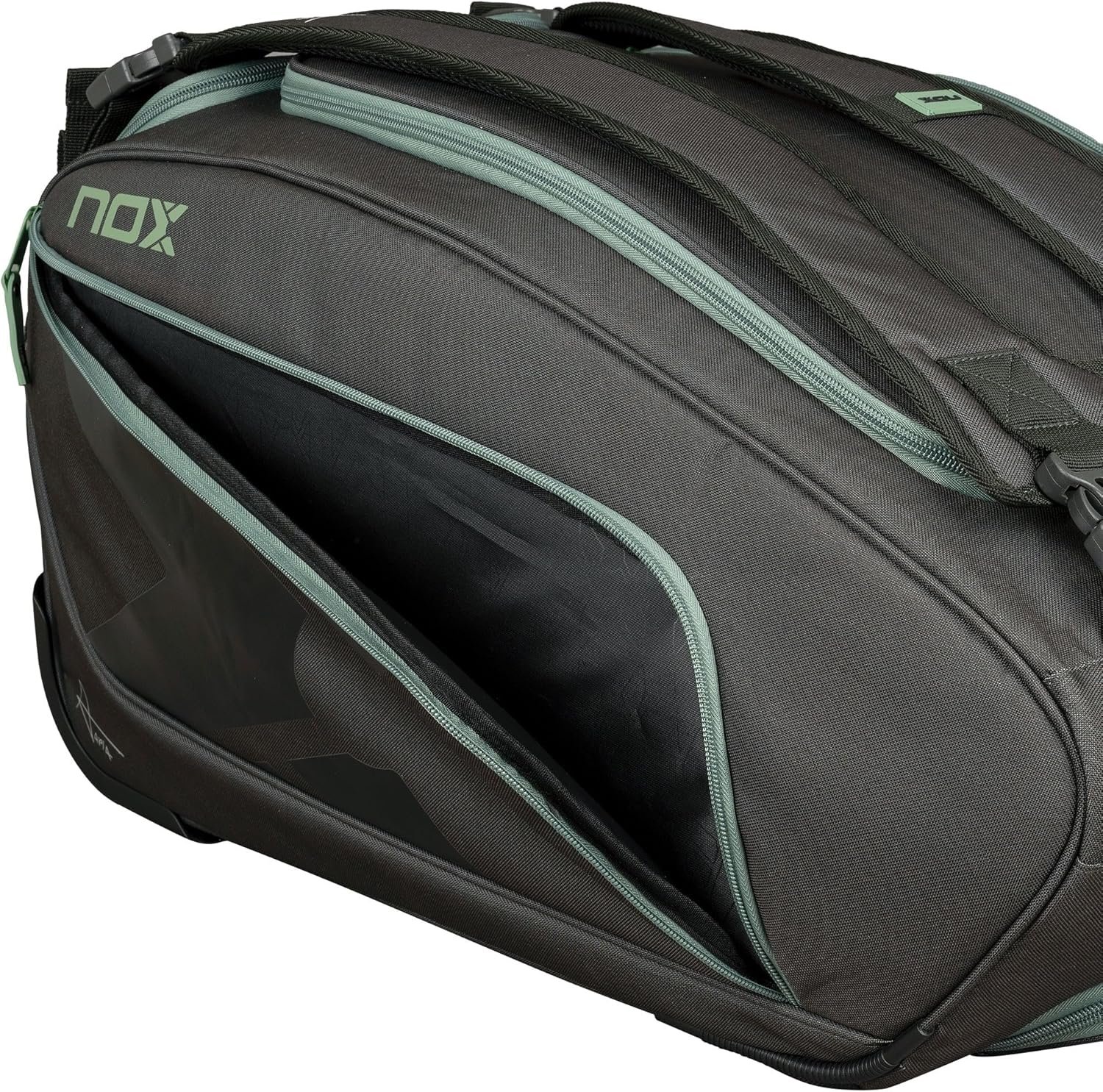 Padel Racket Bag AT10 Competition Trolley | High-Capacity Padel Bag for Men | NOX ThermoTech Thermal Compartment | Multi-Functional Backpack & Shoulder Bag | Holds Up to 3 Padel Rackets & Accessories - Image 6