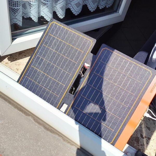 FlexSolar 20W Portable Solar Panel, High-Efficiency Monocrystalline PV Module Power Charger with Dual USB Ports for Phones, Tablets, Power Bank, Camera and Other Off-Grid Applications - Image 9